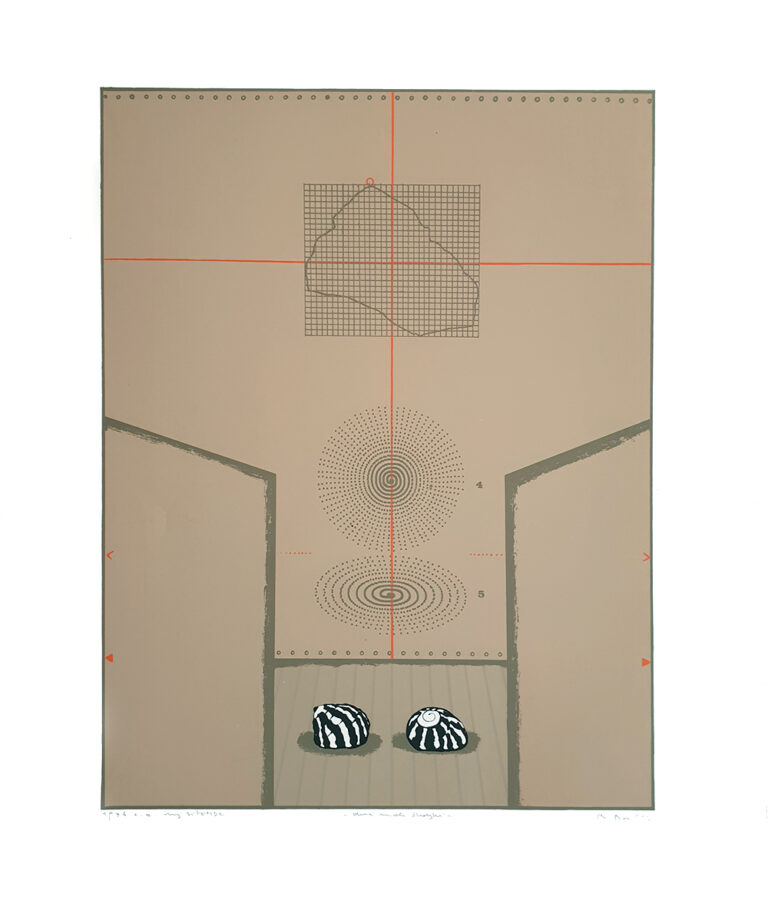 Borcic-Bogdan_Dve-mali-skoljki_sitotisk_1976_100x70_