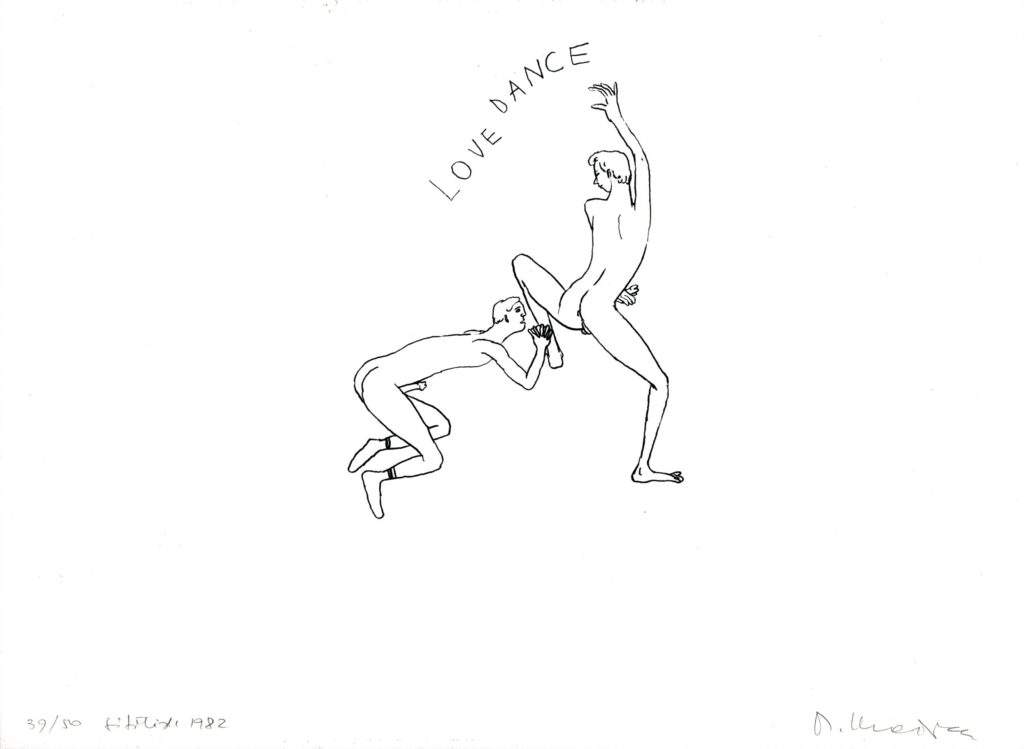 Krasovec-Metka_Love-dance_30x41_sitotisk_1982_300eur