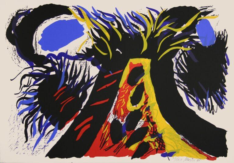 Murtic-Edo-Pokrajina-Vulkan-sitotisk-100-x-70-1990