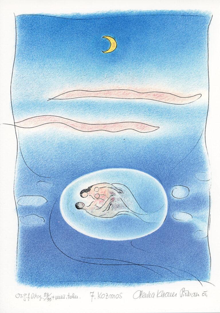 Picman-Kham-Alenka-Kozmos-kombinirana-tehnika-30-x-22-2004-1
