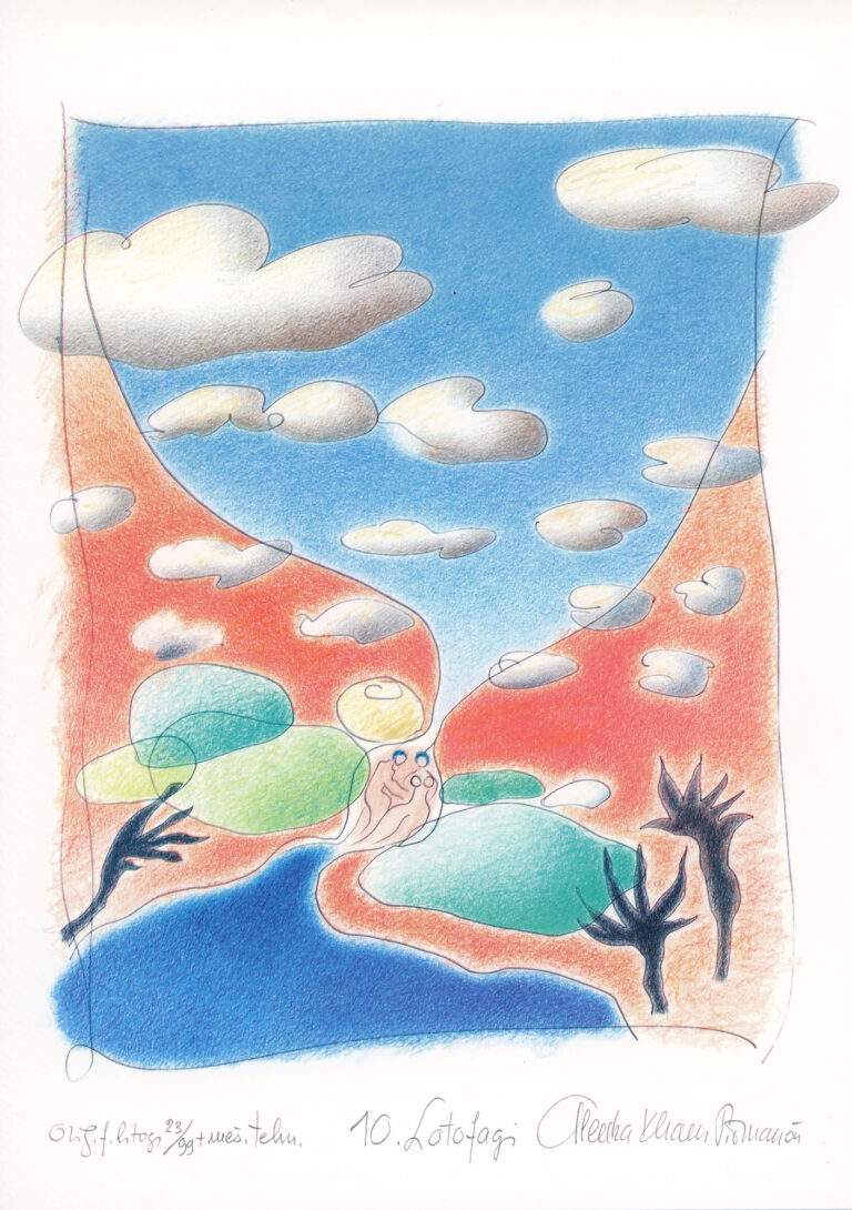 Picman-Kham-Alenka-Lotofagi-kombinirana-tehnika-30-x-22-2004