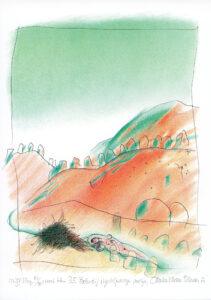 Picman-Kham-Alenka-Preludij-izgubljenega-morja-kombinirana-tehnika-30-x-22-2004-1