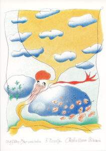 Picman-Kham-Alenka-V-cvetju-kombinirana-tehnika-30-x-22-2004