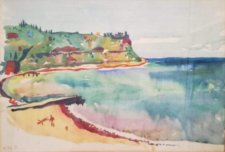 Potokar-Cita_Fiesa_akvarel_66x56_1961_