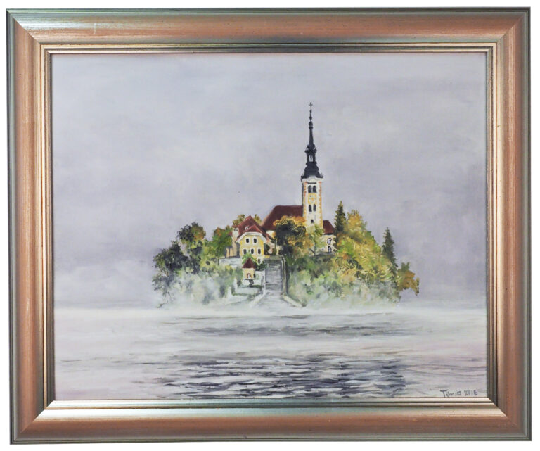 Tonig-Joze_Blejski-otok-II_olje-na-platnu_40x50_2016_