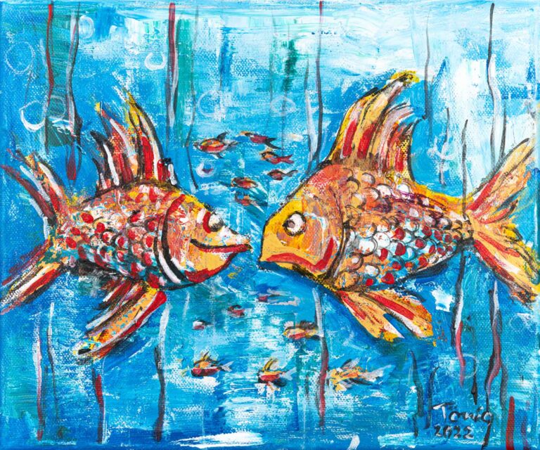 Tonig-Joze_Ribe-I_akril-na-platno_2022_25x30_