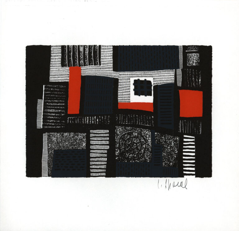 Spacal-Lojze_Festa-dei-minatori-in-Istria_monotipija_1966_14x18_