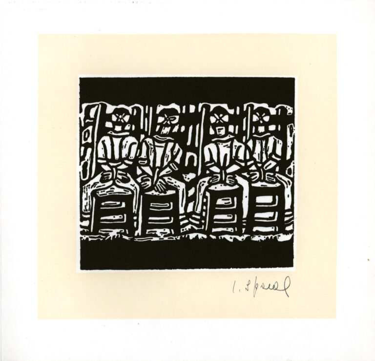 Spacal-Lojze_I-martiri-di-Basovizza_monotipija_1944_13x14_