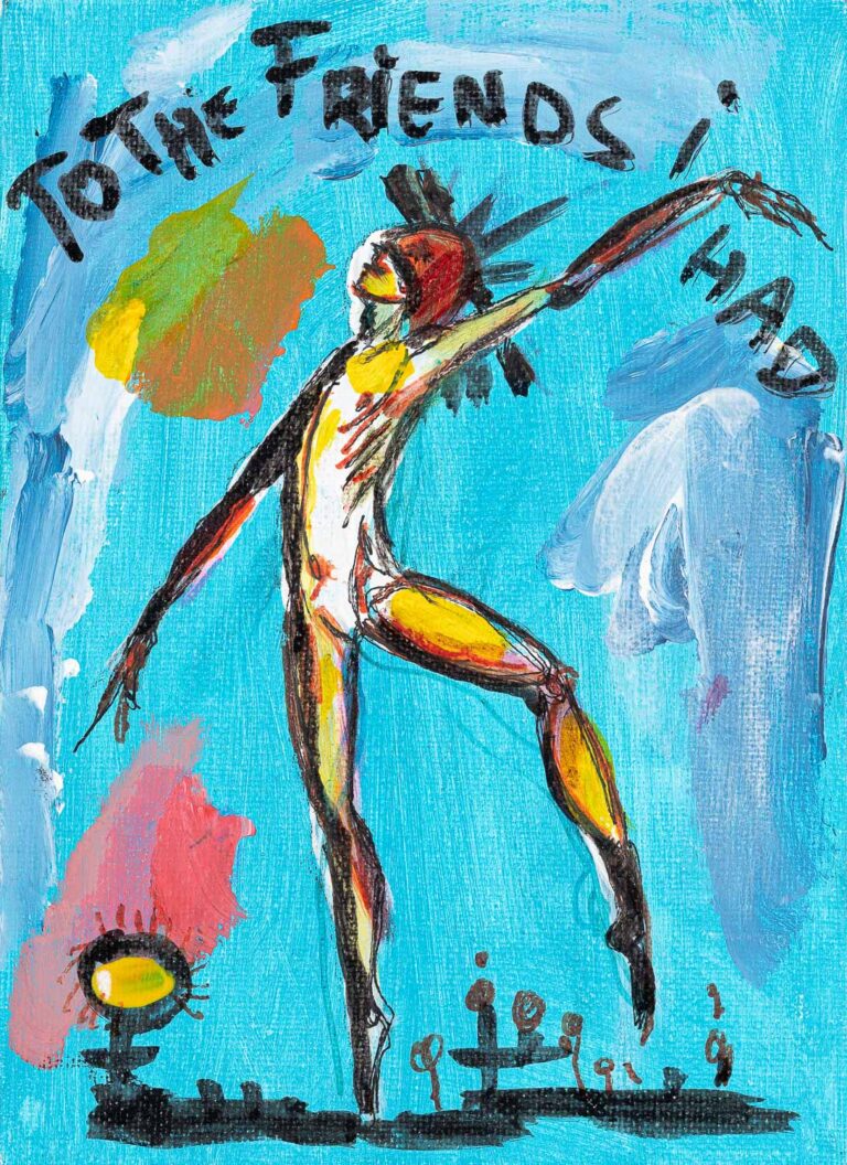 Silipetar Tomislav_To the friends I had_Akril na platno_18x13cm_2021_DSF5730