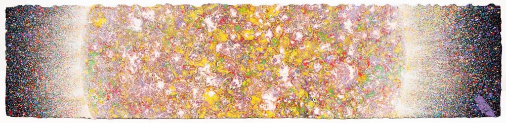 Slavec Darko_Violetno sonce_Akril na papir_23x102cm_2024_zap.st1026_DSF9658-Edit