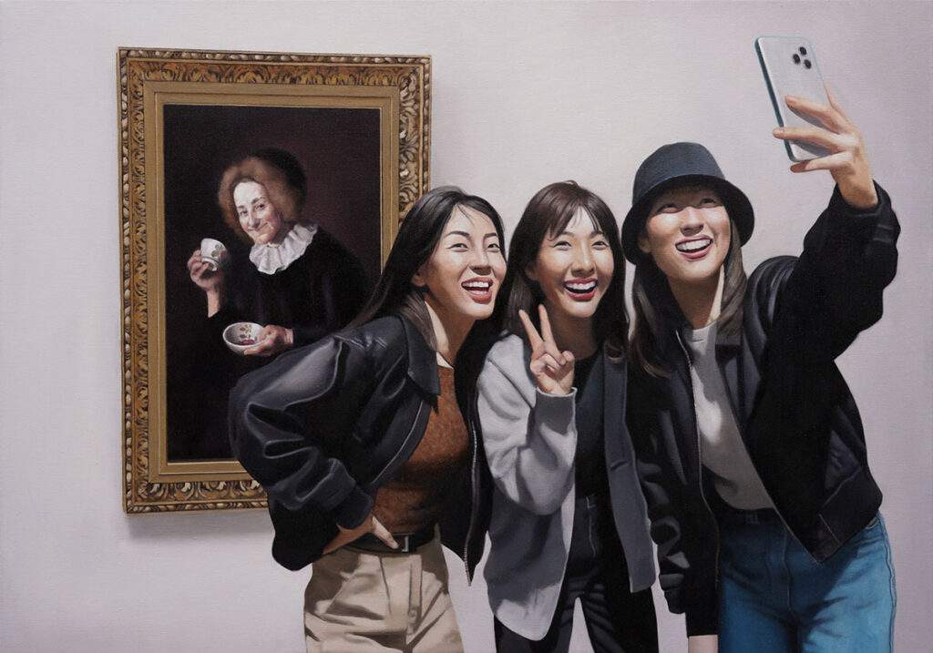 Sandrk Stjepan_Kofetarica_2025_Olje na platnu_70x100cm