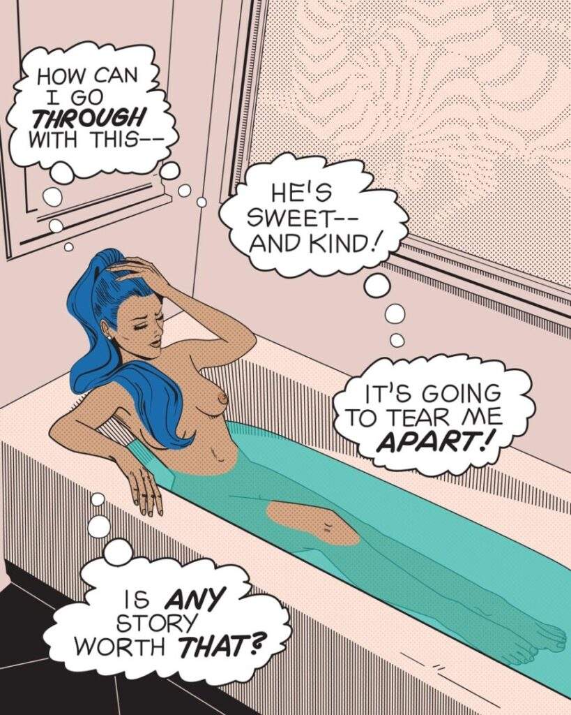 Drowning Girl_2024-25_vektorska grafika