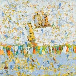 Karim Azad_BN II_Akril platno_60x80cm_2025_DSF6978