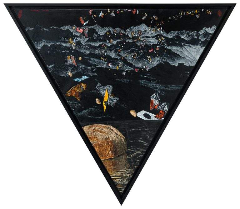 Slavec Darko_Kruh- svet in kozmos XXX_Olje na platno_100cm_1980 in dopolnjeno 2020_DSF8562-Edit