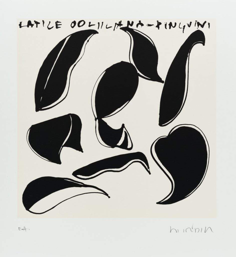 Bucan Boris_Lily petals - Penguins_49-5x55cm_Sitotisk_2012_DSF8756