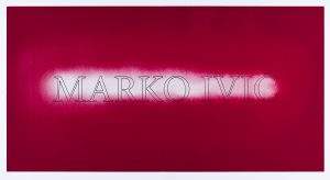 Dimitrijevic Braco_Prica o dva slikara-Marko Ivic_55x100cm_Sitotisk_2022_DSF8776